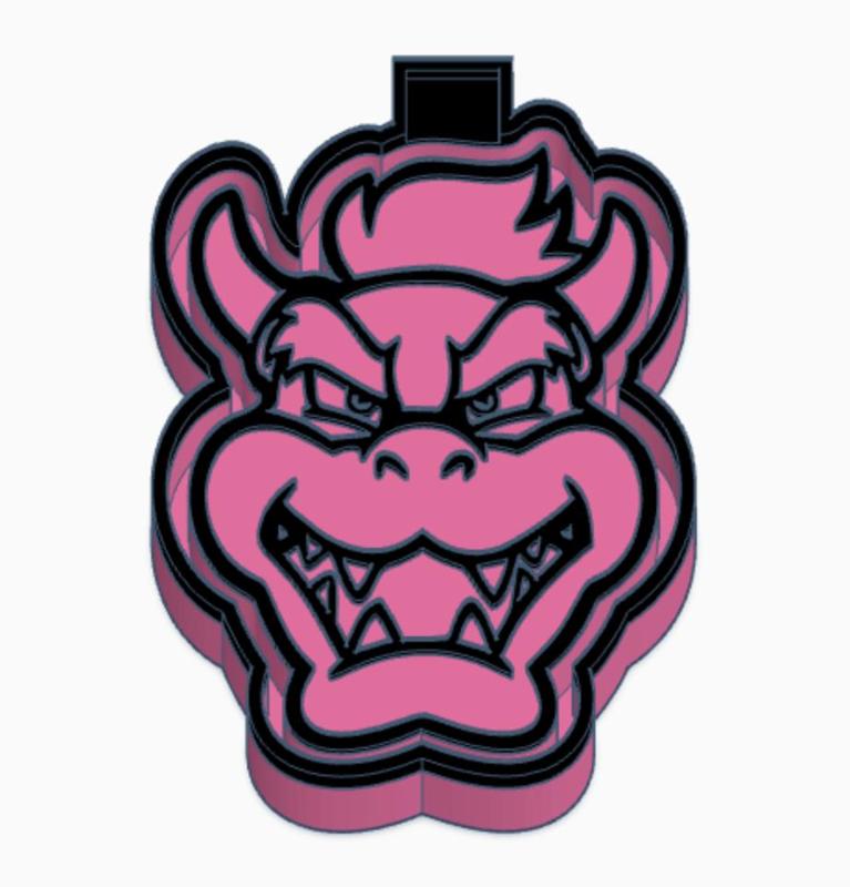 Bowser Car Freshie Molds Silicone Housing