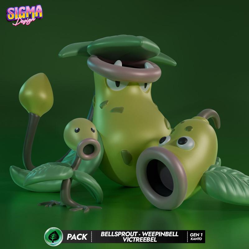 pack - bellsprout weepinbell victreebel