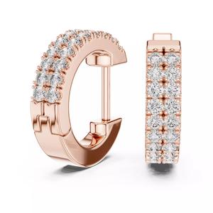 Diamond Hoops Earrings 3dm stl renders animation videos details