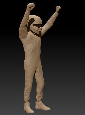 F1 pilot victory pose #4
