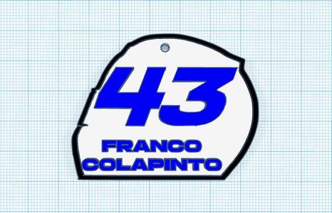 Franco Colapinto key ring