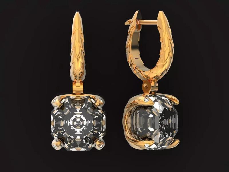 Earrings Carrera diamonds 1450
