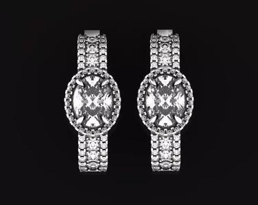 earrings Le Vian oval cut 765
