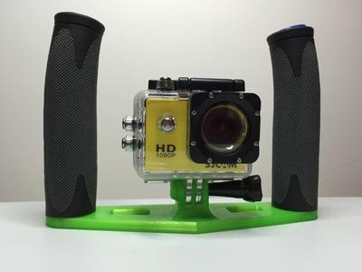 Scuba diving camera tray for GoPro/SJCAM
