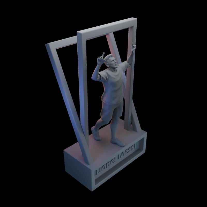 Lionel Messi - 3D object - stl file