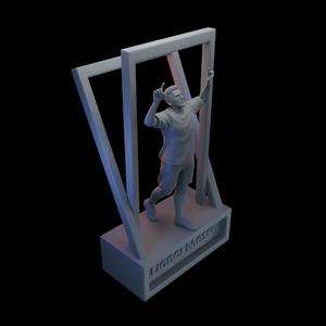 Lionel Messi - 3D object - stl file