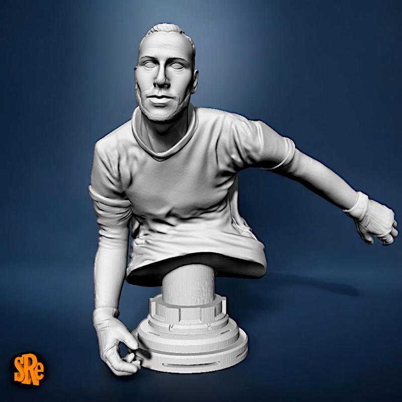 Ricardo Quaresma Bust - Portuguese Football Player