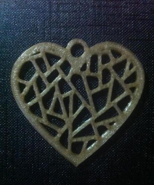 Heart Mesh Pendant 