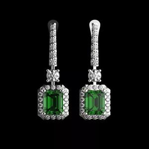 Earrings with a sprinkling of stones