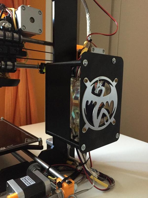 Prusa i3 - Supporto RAMPS con Ventola da 80mm