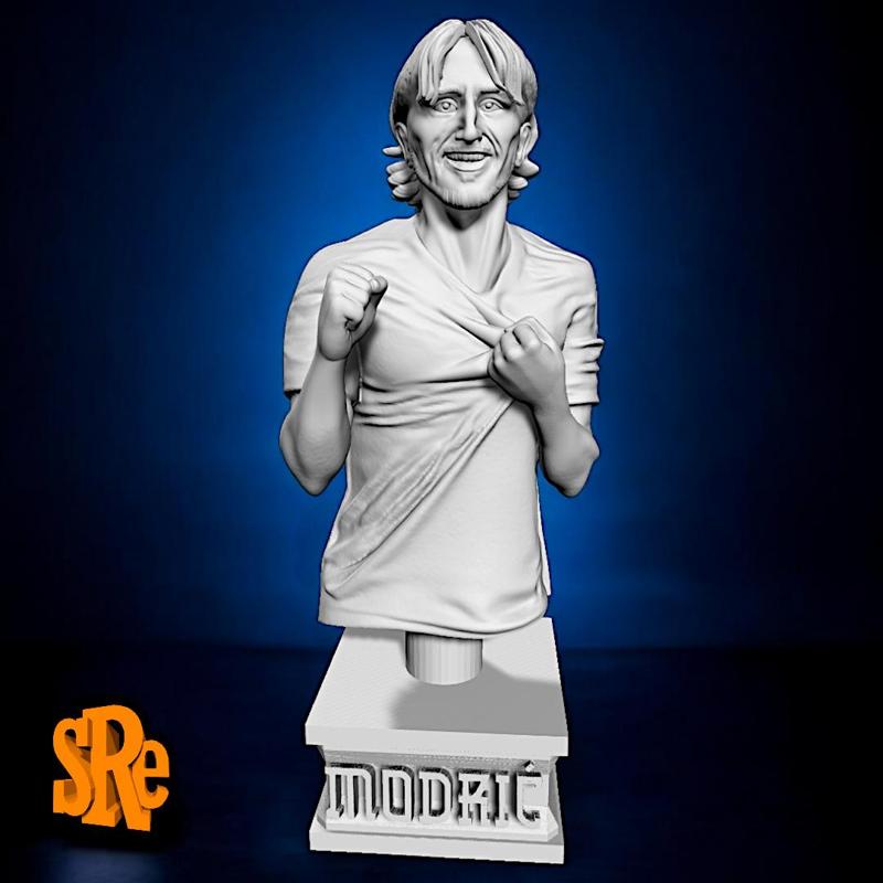 Luka Modric Bust - Football Player Real Madrid and Croatia