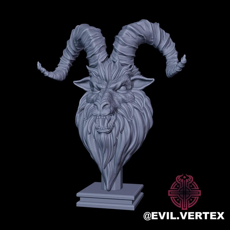 Satanic Goat Bust