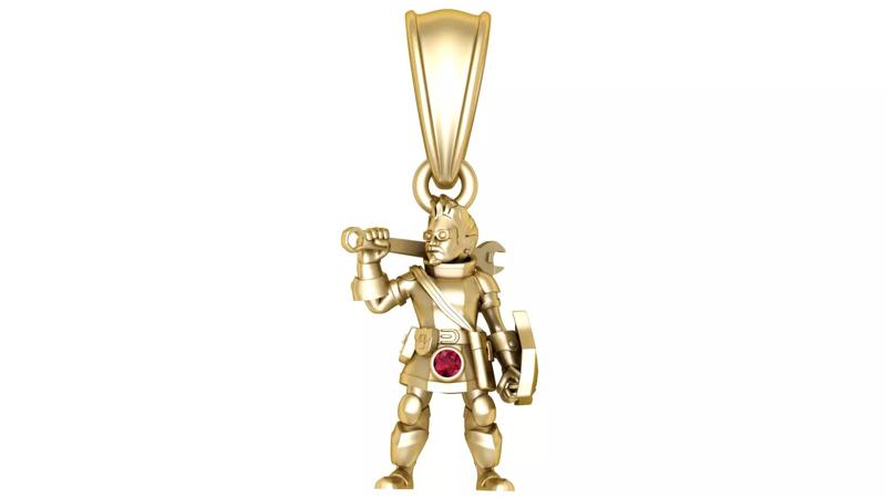 Golden Guardian Pendant