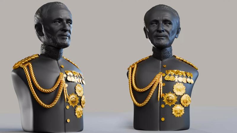 Emperor Haile Selassie I 3D Printable Sculpture