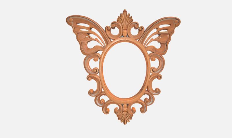 Butterfly wings frame, wall home decor, art frame