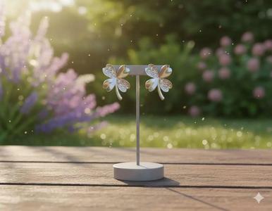 2 Earrings Lucky Clover 3DM STL