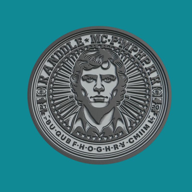 Randle McMurphy Print Model Randle McMurphy Medallion Randle McMurphy Wall Decor