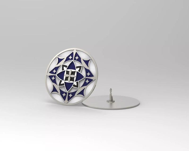 Tolkien Melian Pendant 3D model and printable icon