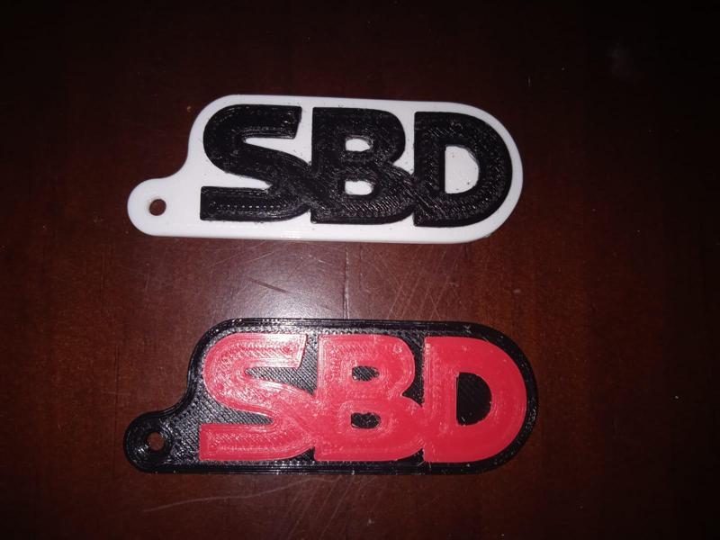 SBD POWERLIFTING Key Ring