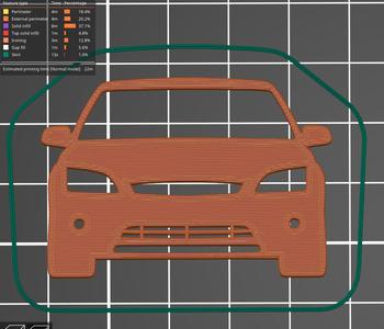 Ford Focus MK2 key silhouette