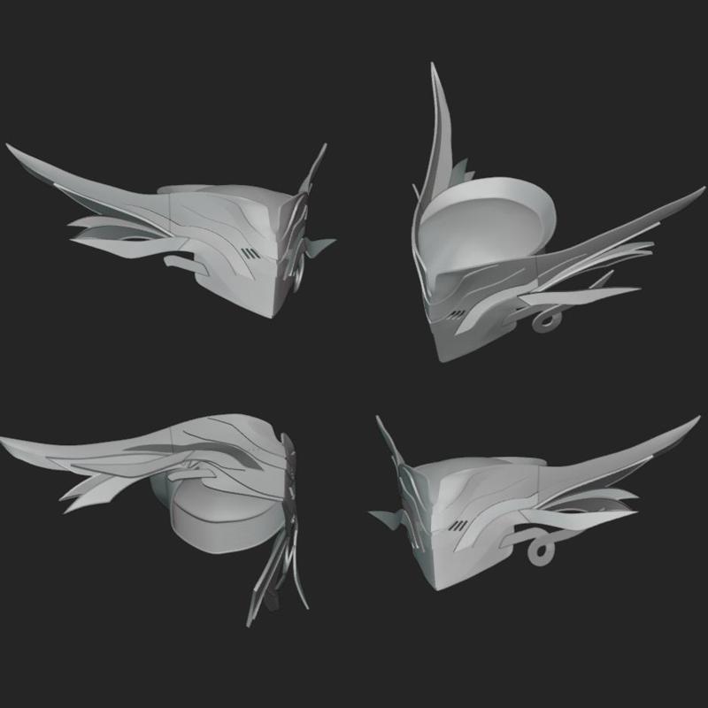 ANTONIO SALIERI FATE MASK STL FILE | ANTONIO SALIERI FATE MASK DIGITAL FILE