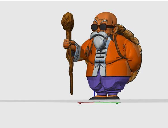 MASTER ROSHI GENIO DELLE TARTARUGHE DRAGONBALL