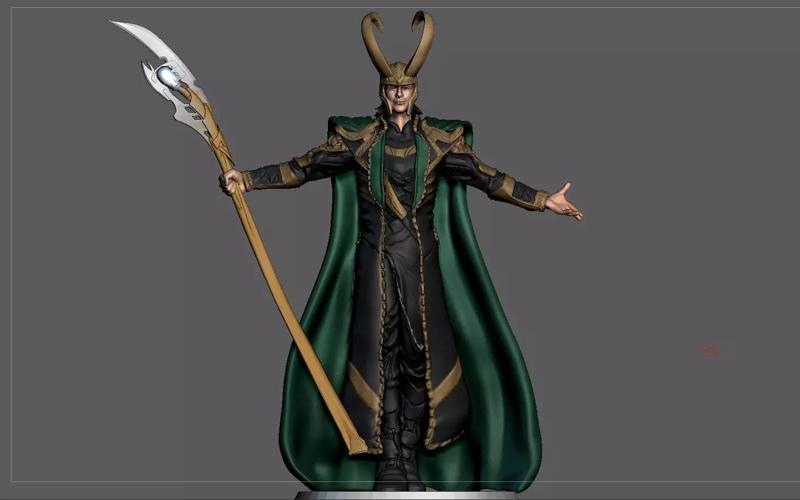 LOKI AVENGERS MCU TOM HIDDLESTON STATUE