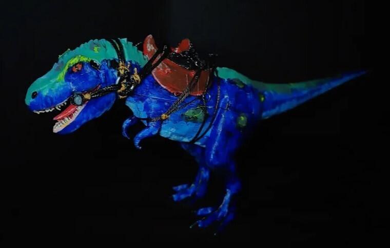 ark survival evolved, ark survival ascended, rex w/saddle without belts