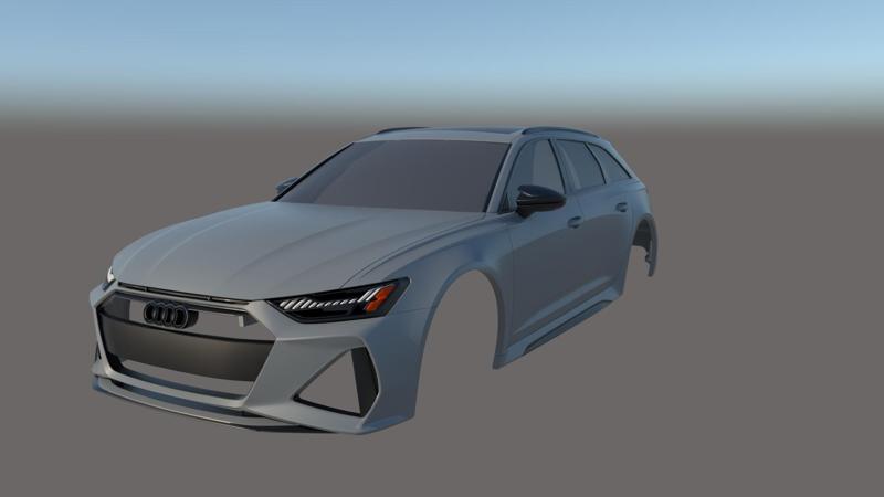 Audi RS6 2021 1/10 Body