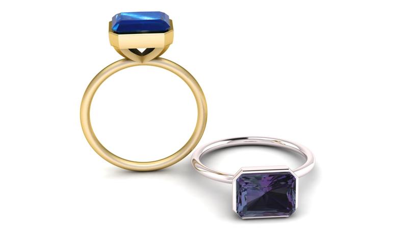 Blue Sapphire Rings