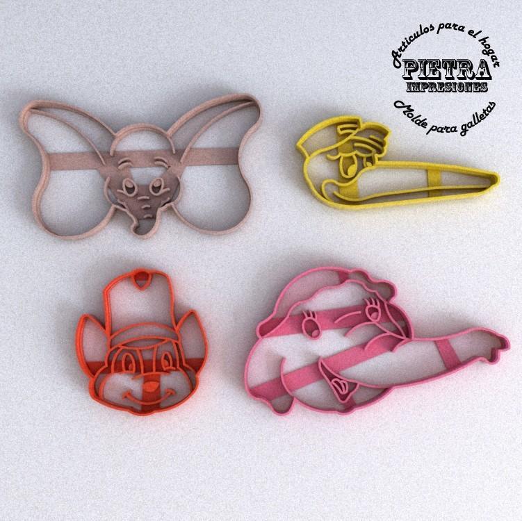 FONDANT DUMBO DISNEY COOKIE CUTTER