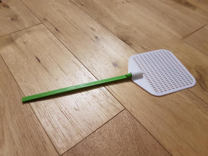 Stick for the fly swatter