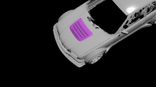 BMW e36 air vent hood 1/1