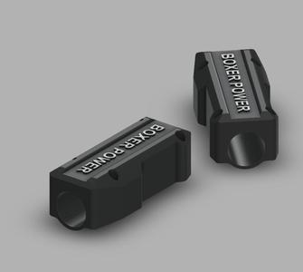 Crash Bar Protector for BMW R1200 / 1250 / 1300 GS & GSA "Boxer Power" – 3D Printable