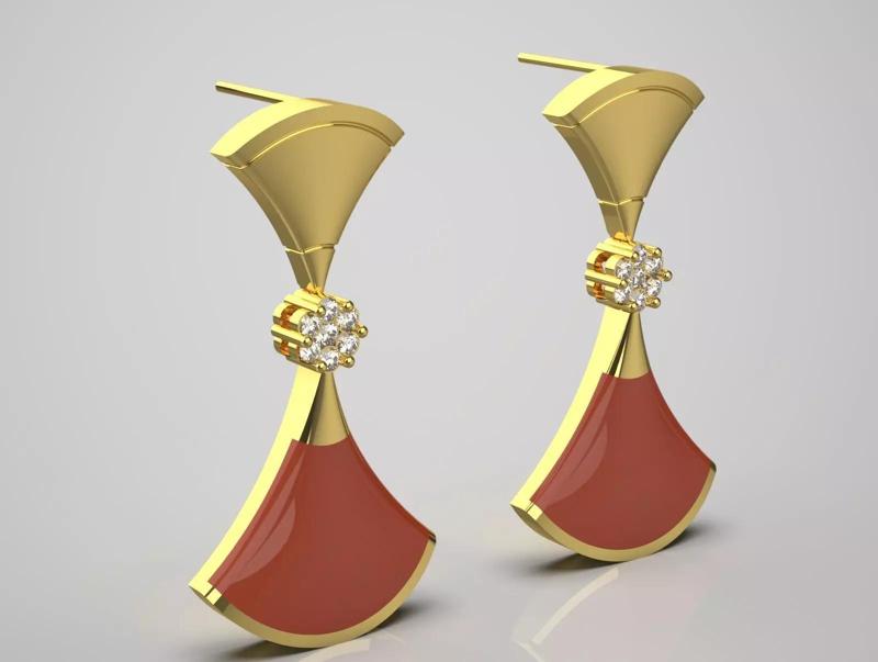 luxury jewelry earring je0100