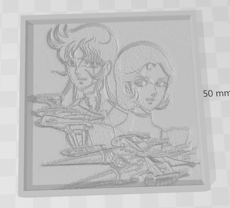 goldorak venusia phenisia relief mold