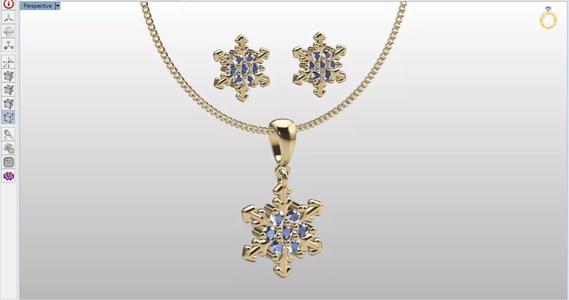 snow half set jewelry