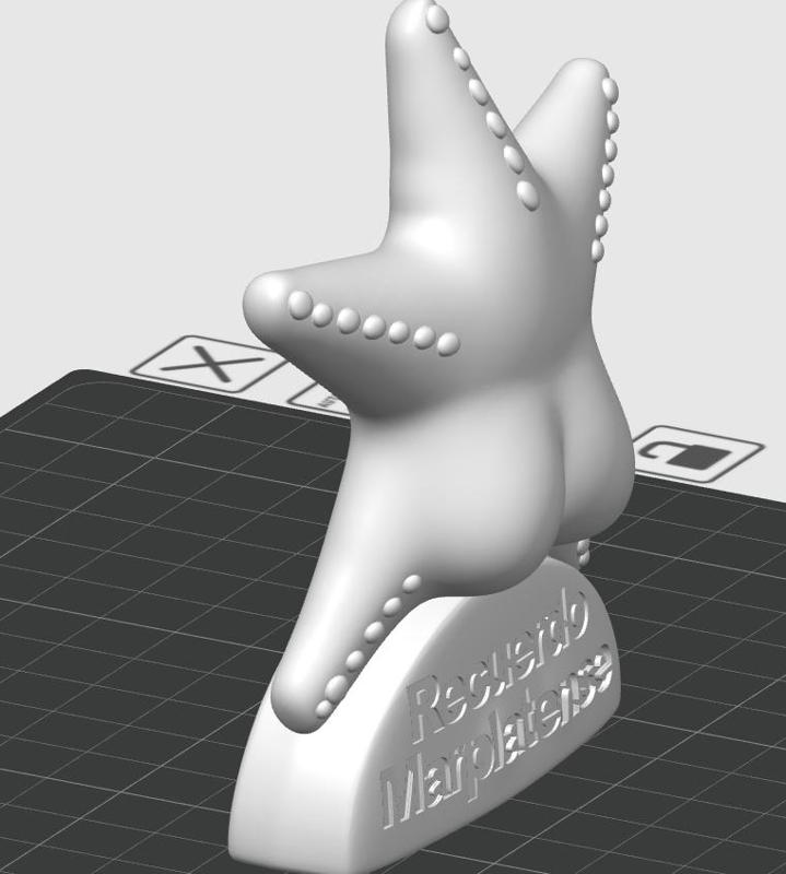 Recuerdo Culona Starfish Marplatense