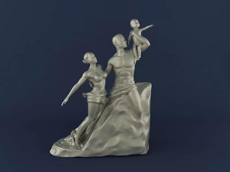 African Renaissance 3D Printable Model