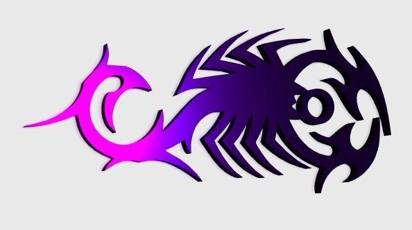 Scorpion Tribal Pendant