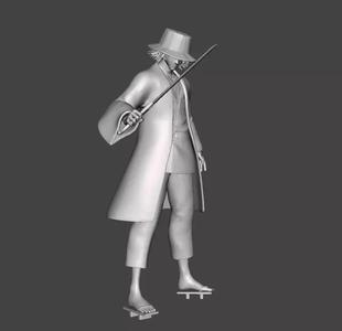 Kisuke Urahara 3D Model