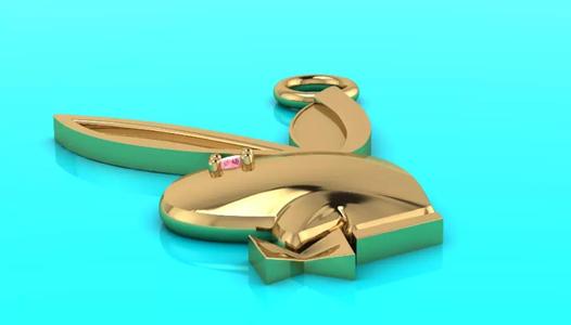 Play boy pendant