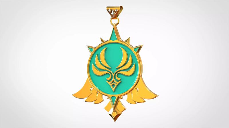 Mondstadt Vision Anemo Pendant