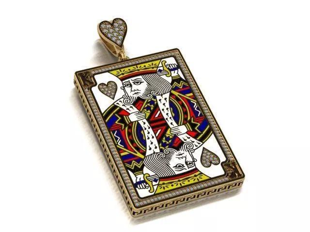 king heart pendant