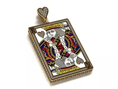 king heart pendant