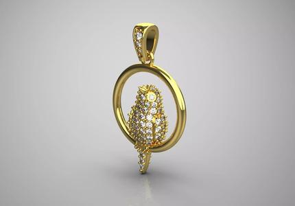 bird jewellery pendant jp0181