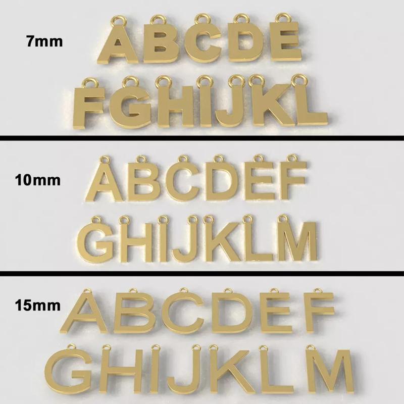 3 Sizes - Alphabet Pendants - No diamonds 3D Model Collection