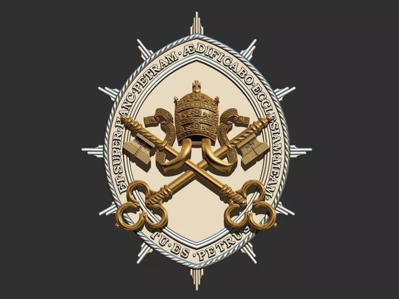 Heraldic Keys Brasao Arautos do Evangelho