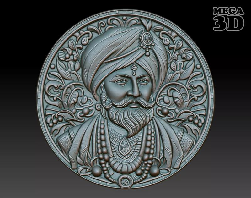 Indian Patriarch basrelief 18 240827