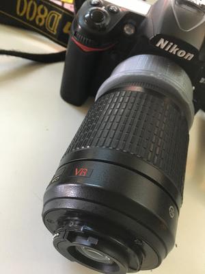 AF-S Nikkor 55-200 f/4.5-5.6 G reverse macro adapter